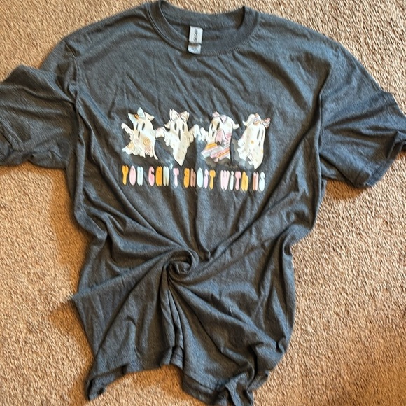 Ghost Graphic Tee You Can’t Ghost With Us - Picture 3 of 6